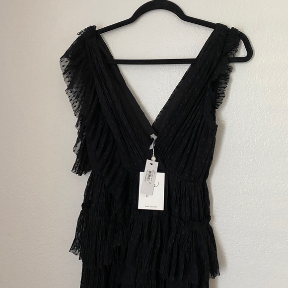 Joie Johnesha wrap-effect tiered pleated dress - Picture 8 of 11